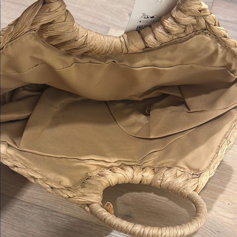 Charming Tan Tote Bag with Handles - Picture 3 of 7